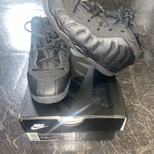 Nike Kids Black Foamposite Sneakers